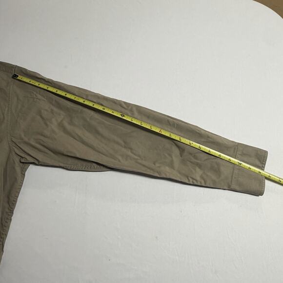 Cabela's Outdoor Gear Button Up Shirt Men's LT Long Sleeve Tan Pheasant Outdoor - Picture 9 of 10